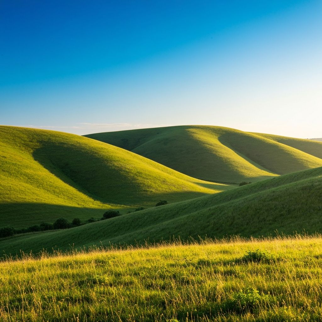 Peaceful natural landscape